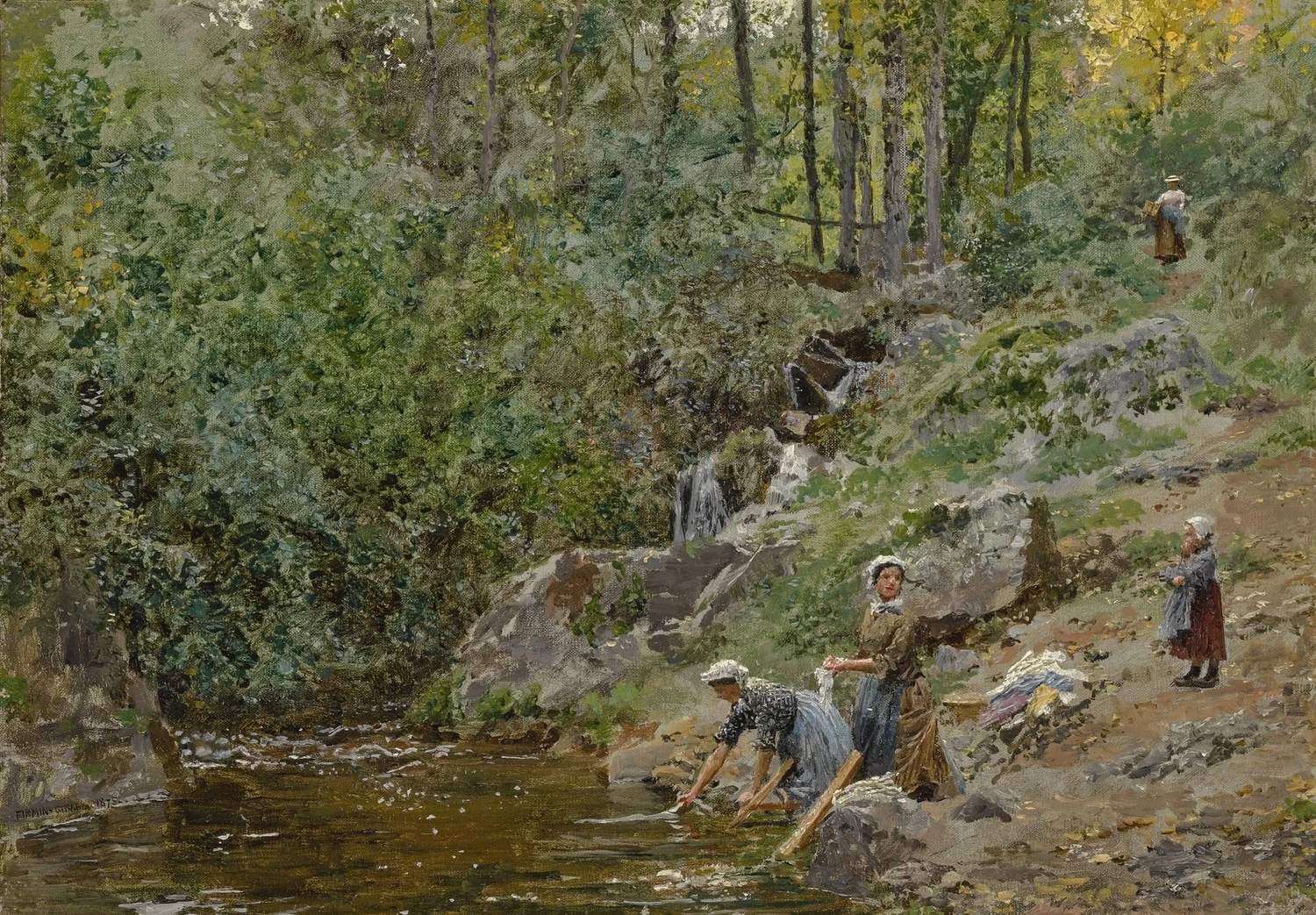 Marie - François Firmin, Girard, La cascata del Crozet